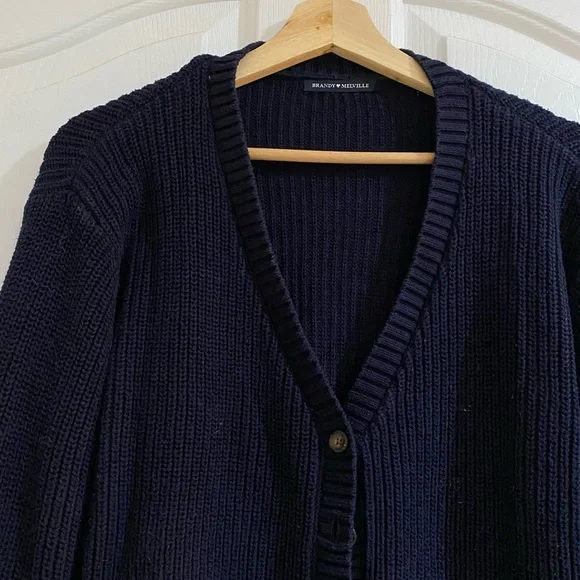 Navy Cardigan - Picture 2 of 3